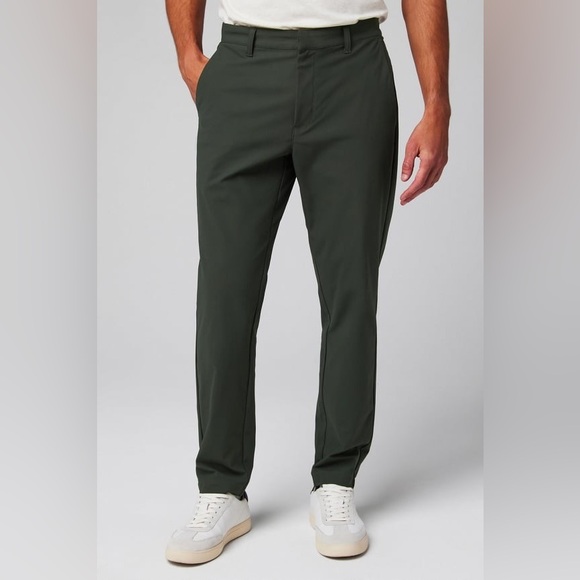 NWT Fabletics The Don Trouser Classic Fit Pine Shadow 31x30 E50